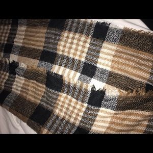 Plaid Blanket Scarf
